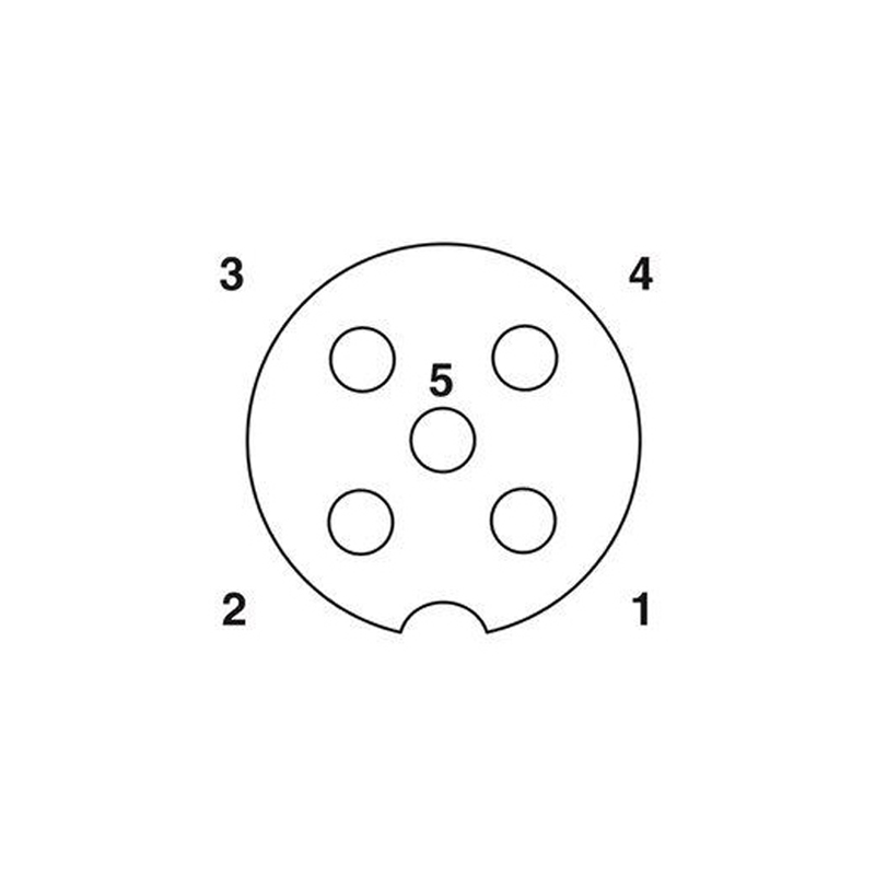 M12 5pins A code female right angle to female right angle molded cable,shielded,PVC,-40°C~+105°C,22AWG 0.34mm²,brass with nickel plated screw