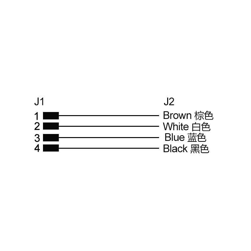 GX16 4pins female connector